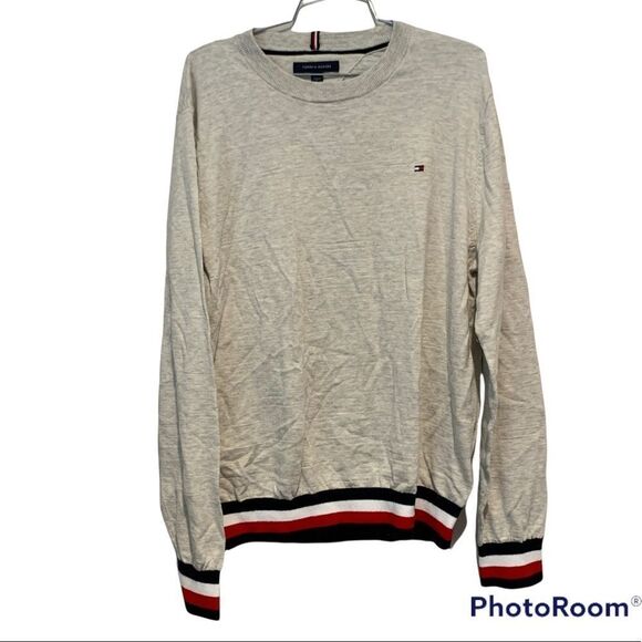 New Tommy Hilfiger Men long sleeve sweater size large - Picture 1 of 8